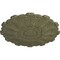 Ekena Millwork Durham Ceiling Medallion (Fits Canopies up to 4 1/4"), Hand-Painted Spartan Stone, 31"OD x 1 1/2"P CM31DUSSF - alternate 3